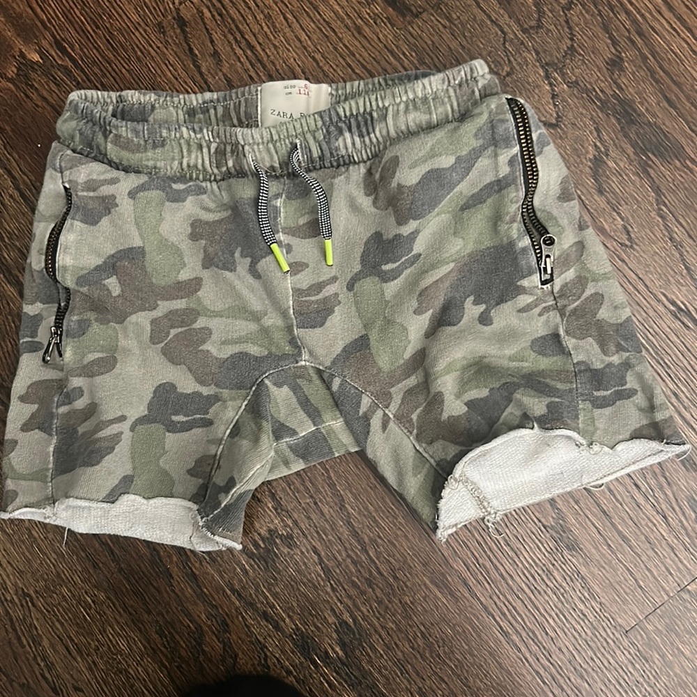 Boys army short shorts
